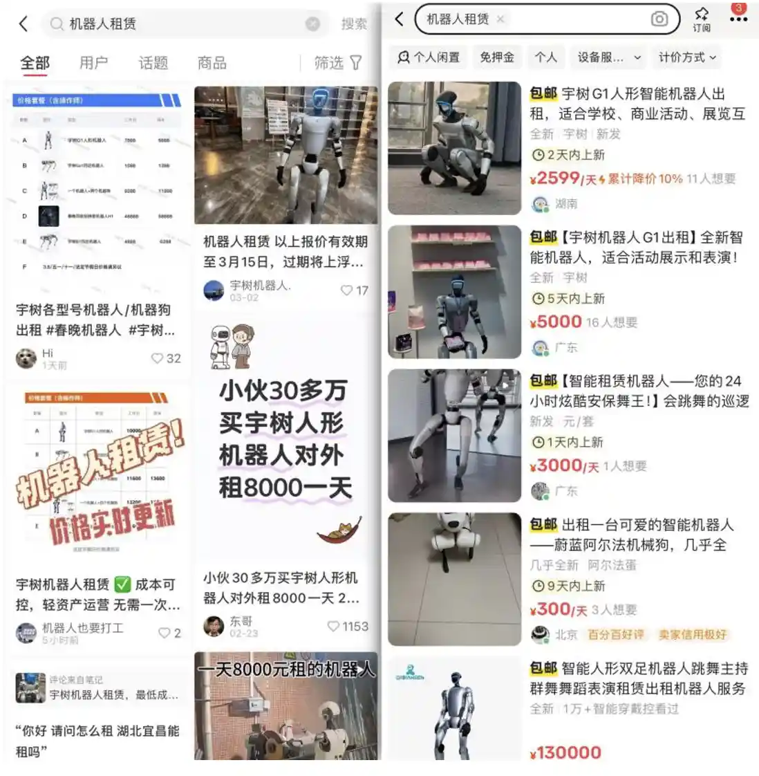《人形机器人日租金过万！租赁商两周即可回本，订单火爆预约至5月》