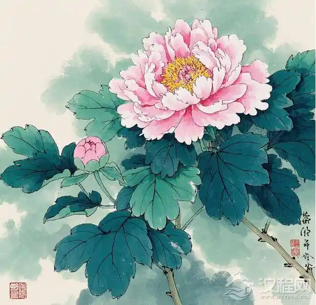 《丹青传韵：牡丹画法的文化密码与艺术传承》