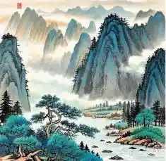 《云烟缭绕：中国山水画中的诗意美学与文化密码》