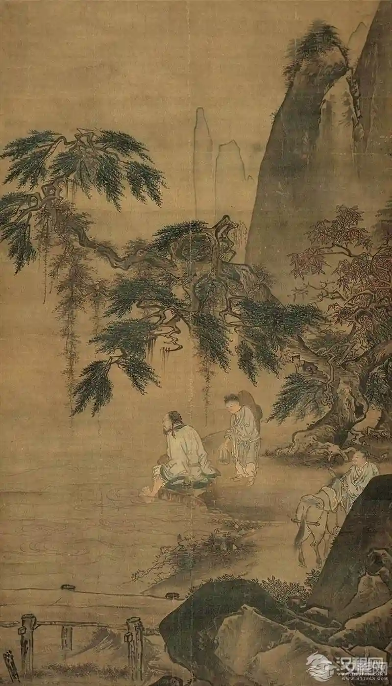 《心灵净地：在《濯足图》中探寻灵魂的归处》