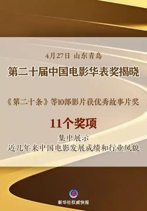 《光影同行·致敬未来——第二十届中国电影华表奖荣耀揭幕》