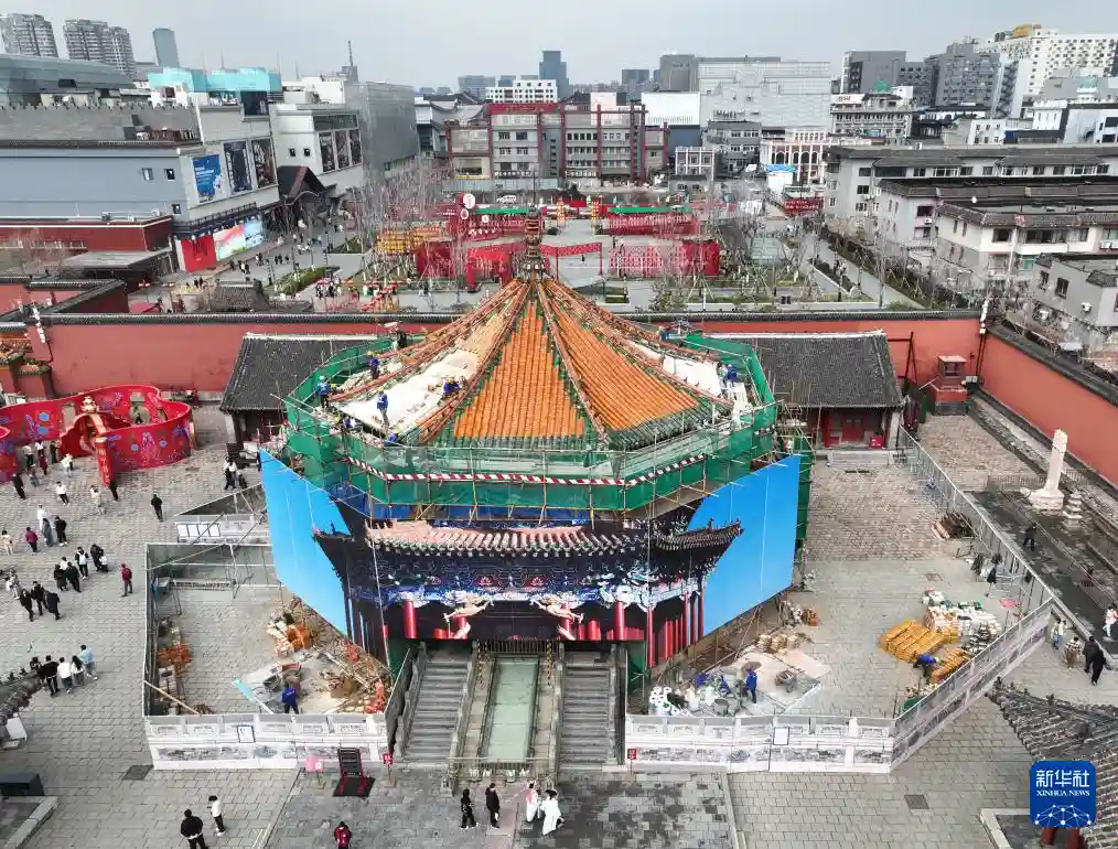 沈阳故宫大政殿部分建筑启动焕新保养工程